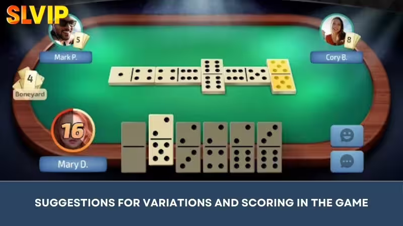 Suggested variations and scoring in chess
